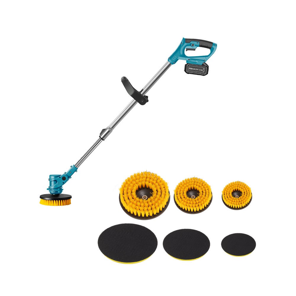 Cordless Spin Scrubber Turbo Scrub Electric Cleaning Brush Carpet Floor Cleaning