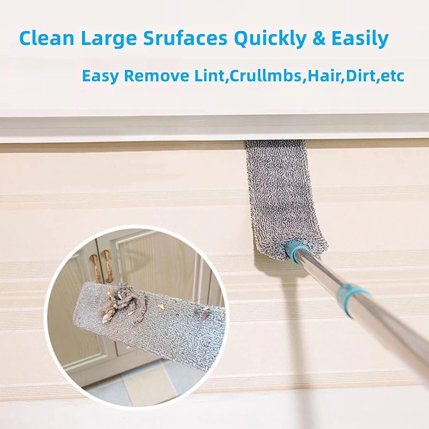 Gap Dust Cleaner Retractable Long Handle Flexible Mops Home Room For Sofa Bed