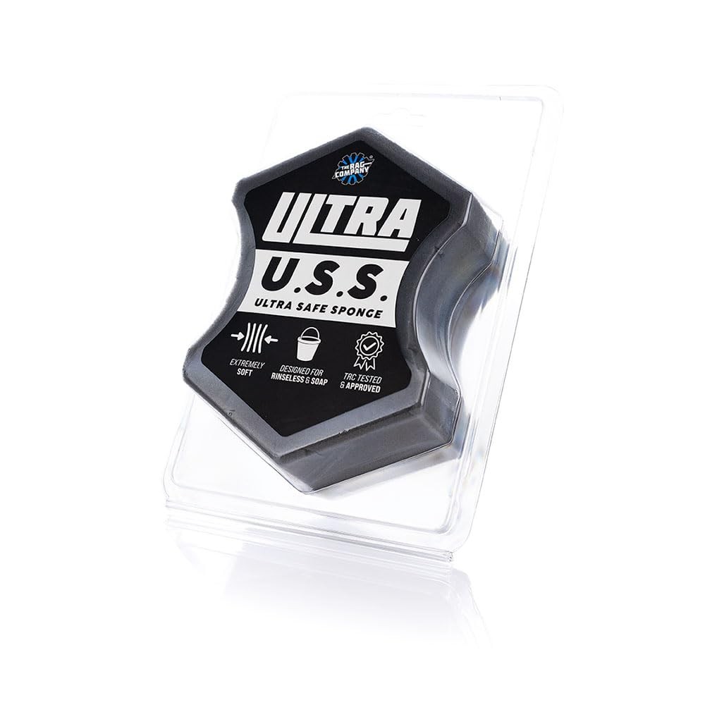 Ultra Safe Sponge for All Paints & Wheels – Ergonomic Grip, Dark Grey