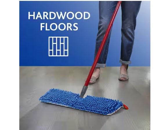 O-Cedar Professional Dual-Action Microfiber Flip Mop Reusable Washable