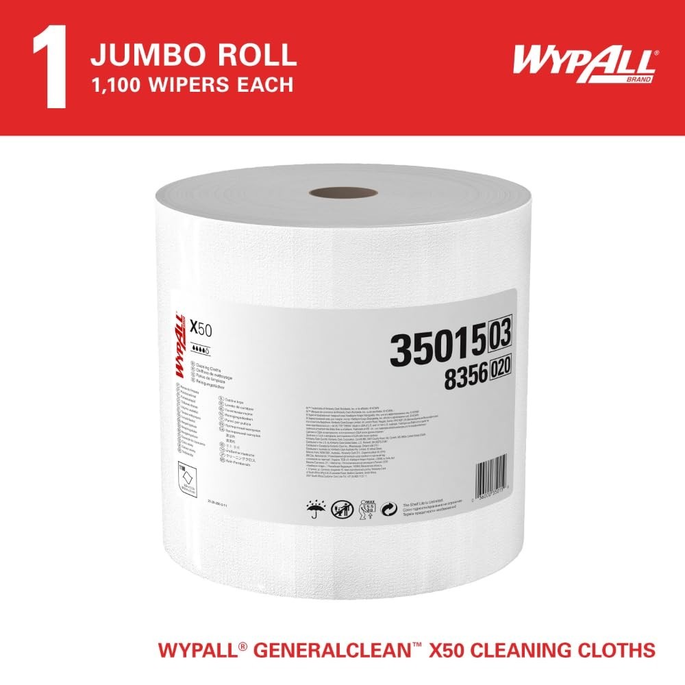 GeneralClean X50 Cloths Cleaning Wipes , Jumbo, Strong Towels for Extended Us…