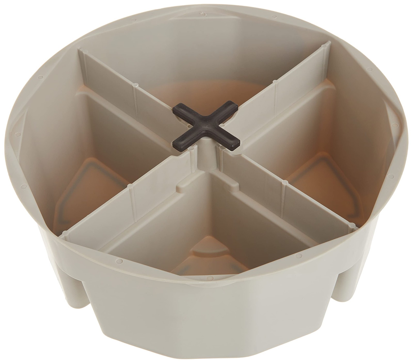 Custom Leathercraft1154 4-Inch High, Full-Round Bucket No Size, Cream White