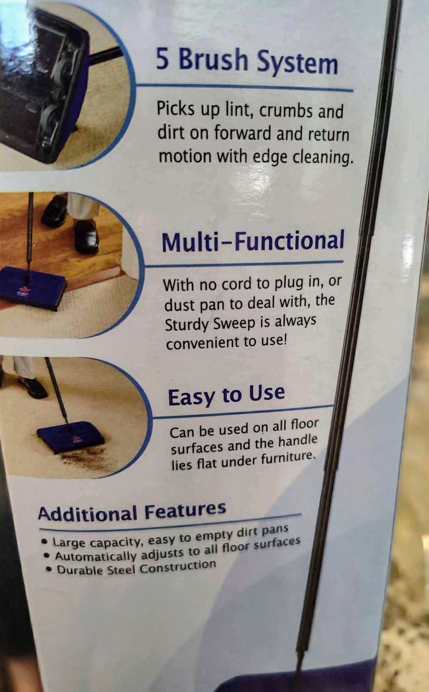 Bissell Sturdy Sweep 5 Brush System Brand New In Box
