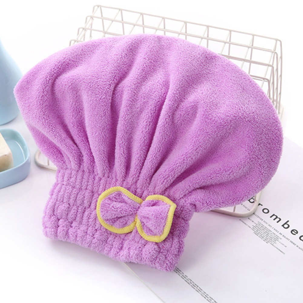 Ultra Absorbent Microfiber Hair Hat for Quick Hair Drying 6 Color Options