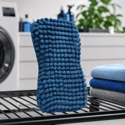 Reusable Microfiber Cleaning Household Wash Sponge 3 Pack with Measuring Tape