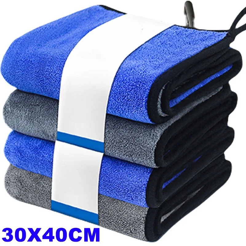 Microfiber Car Wash Towel 500GSM Soft Quick Dry Cleaning Cloth US