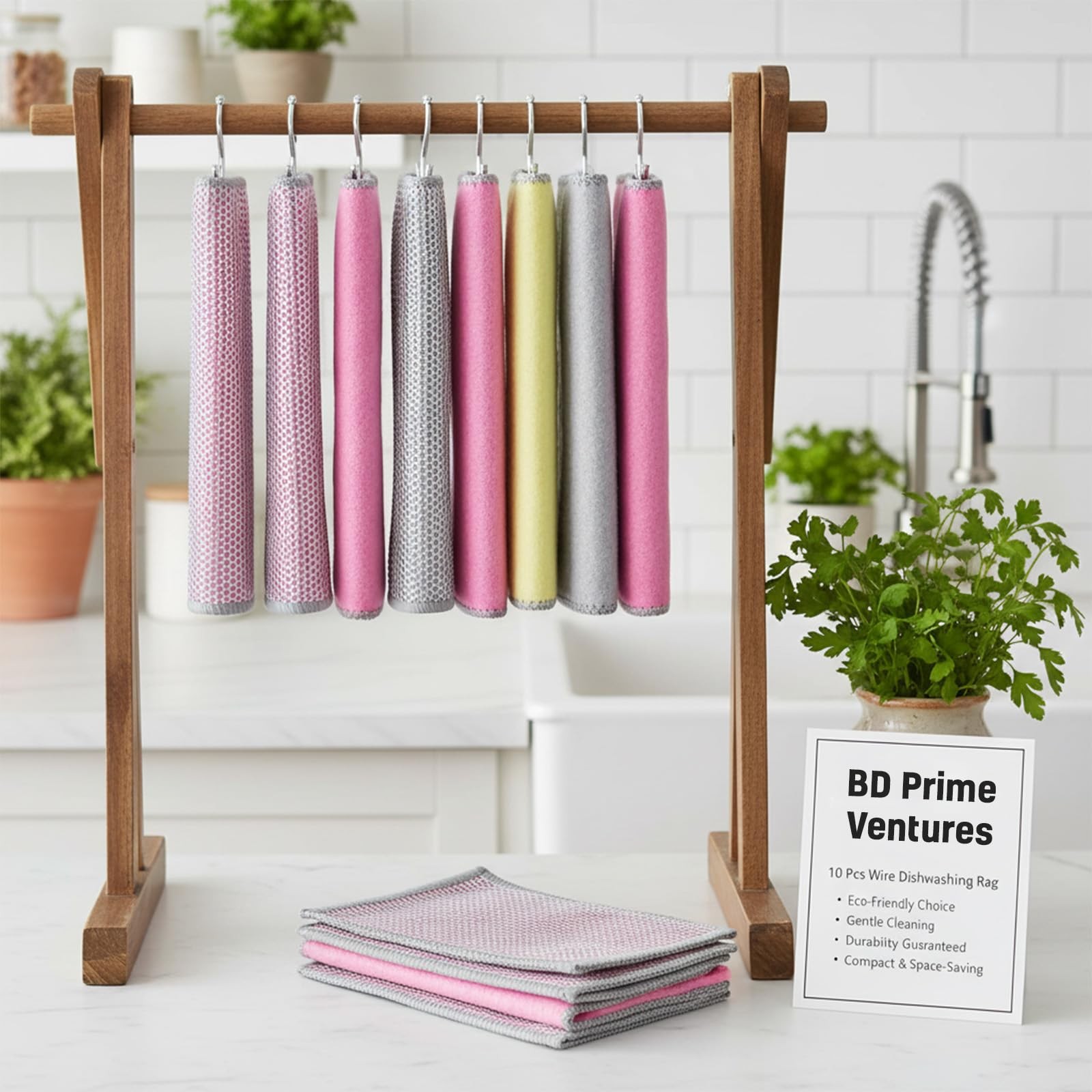 NEW 2026 | Non Scratch Wire Dishcloth | Metal Cleaning Rag for Kitchen Cookwa…