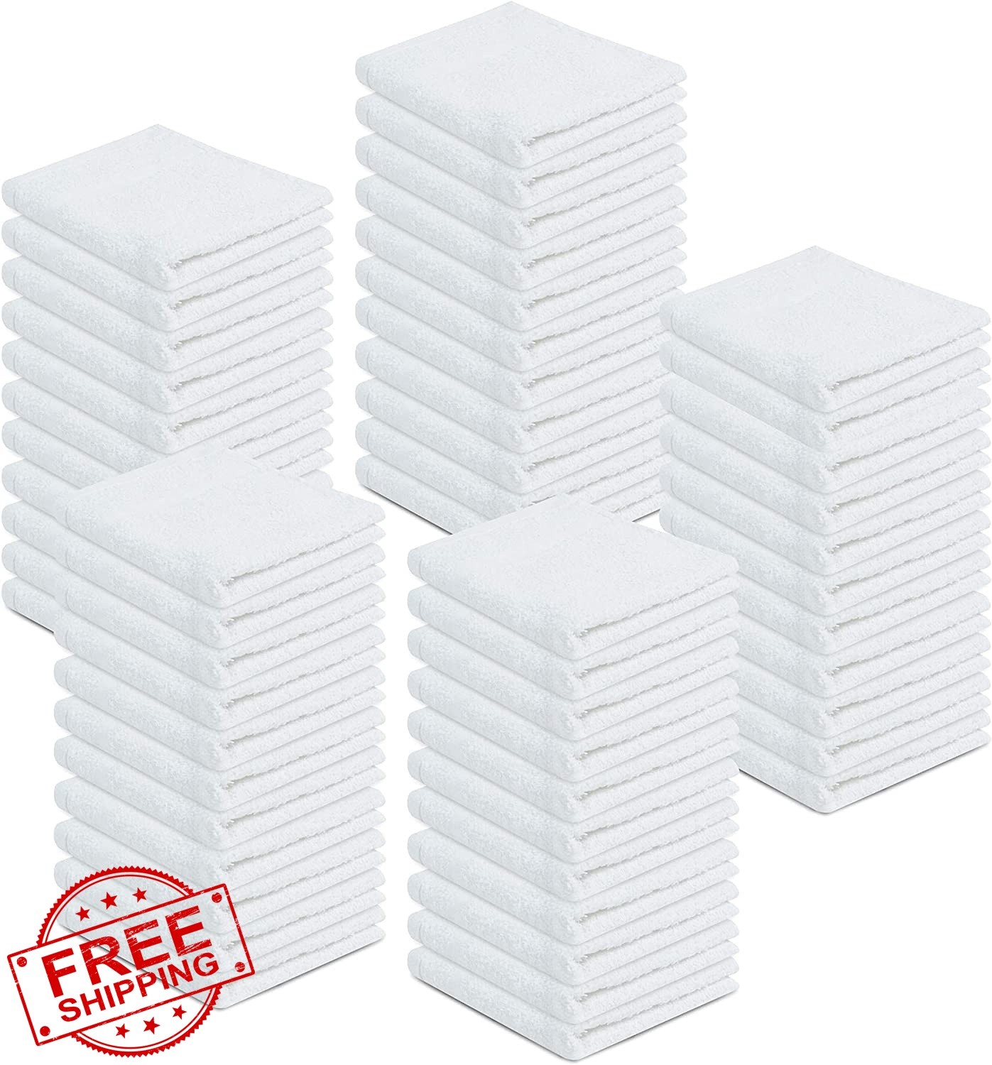 Corporate Hills 100pk White Cotton Cleaning Cloths