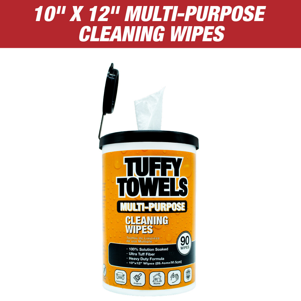 Tuffy Towels Multi-Purpose cleaning wipes, Citrus, 10 X 12 Inch, 90-Count