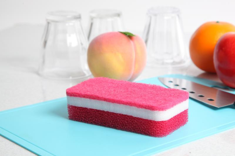 Duskin kitchen sponge antibacterial type 3 colors 9 pieces set Japan
