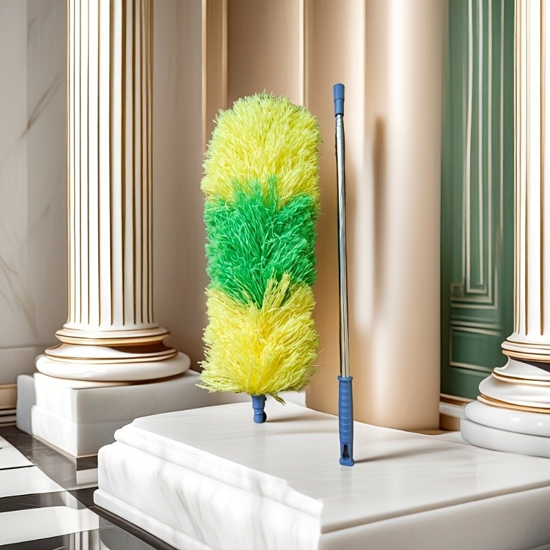 1pc Telescopic Microfiber Dusting Duster, Scratch-Resistant with Bendable…