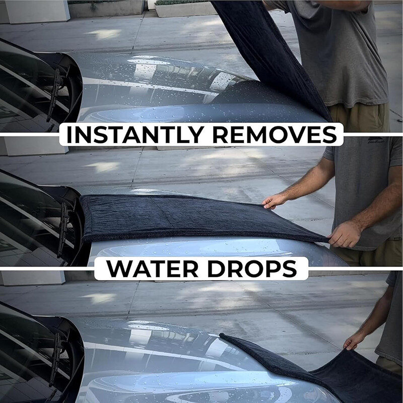 Wholesale 10 Pcs Car Care Twisted-Loop Microfiber Drying Towel 24″×36″ 1200 GSM
