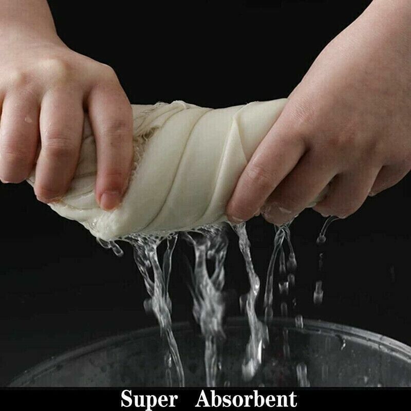 Natural Suede Leather Car Cleaning Cloth Car Wash Easy Absorbent Dry Suede Towel