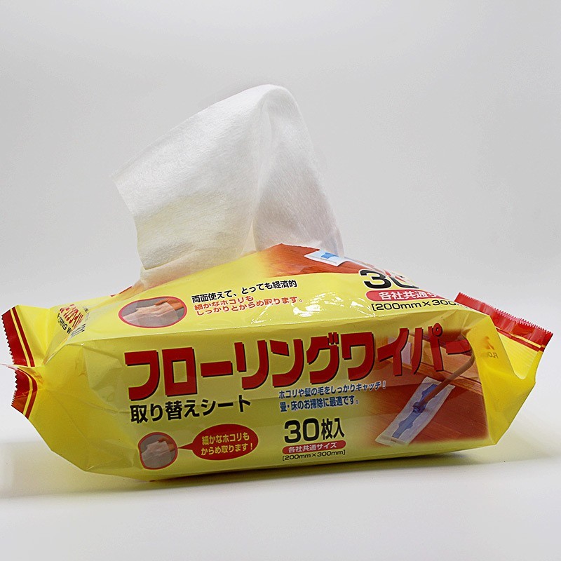 30pcs/bag Disposable Electrostatic Dust Removal Mop Paper Home Kitchen Bathroom