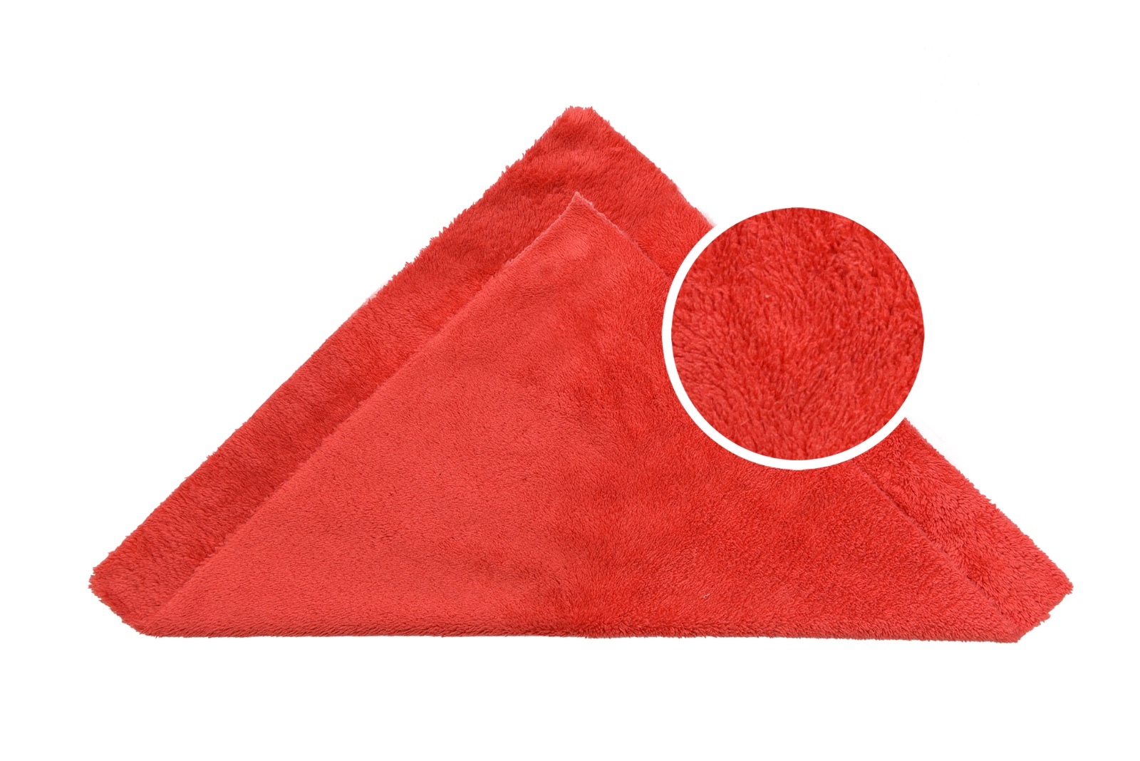 6pcs Microfiber Towel Edgeless Scratch Free Cleaning Clothes 16″x16″ Red