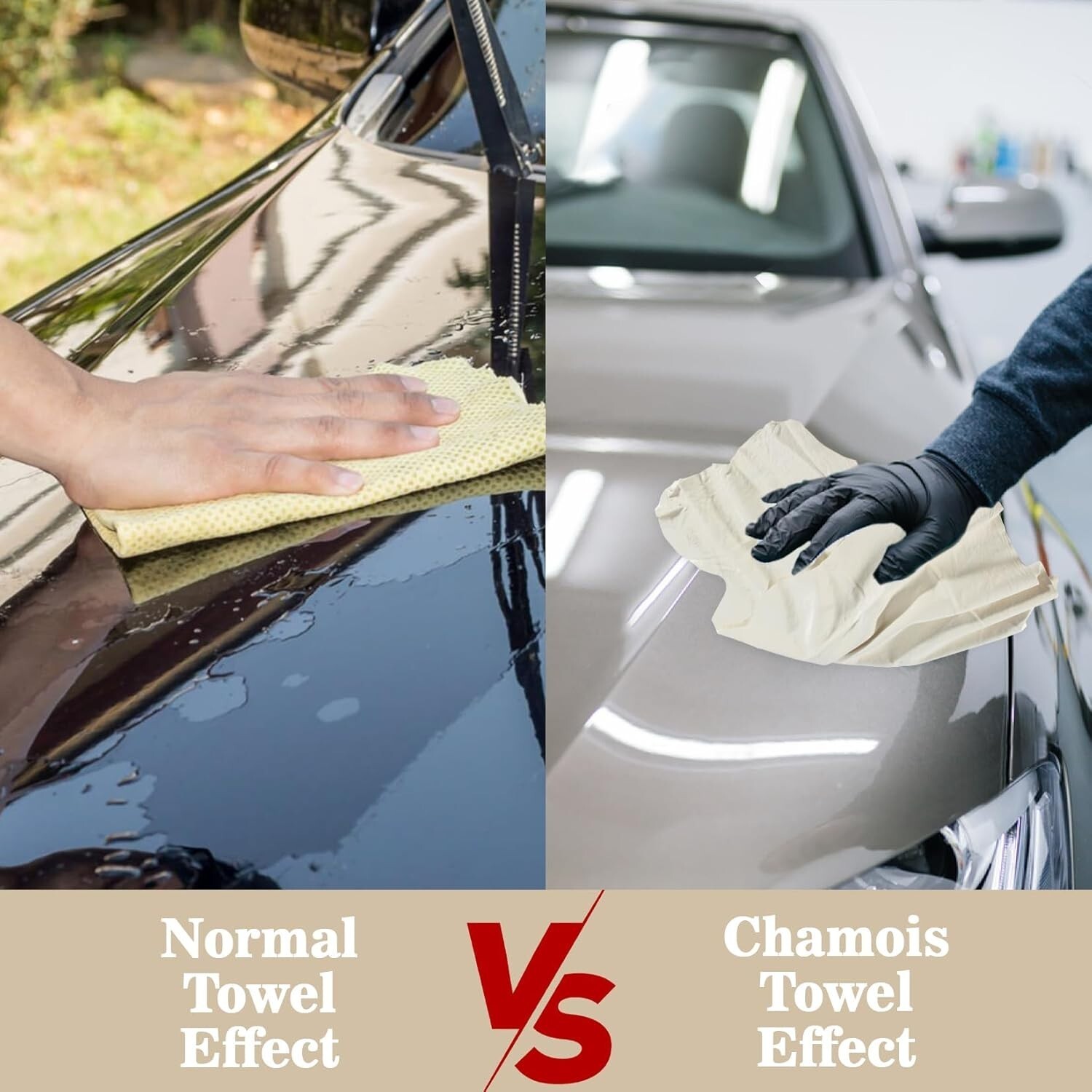 Chamois Cloth for Car Real Sheepskin Drying Towel 5.7 sq ft Rag