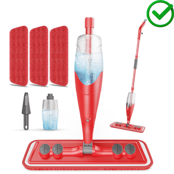 Microfiber Spray Mop for Floors Cleaning Wet Dry Floor Mops for Hardwood