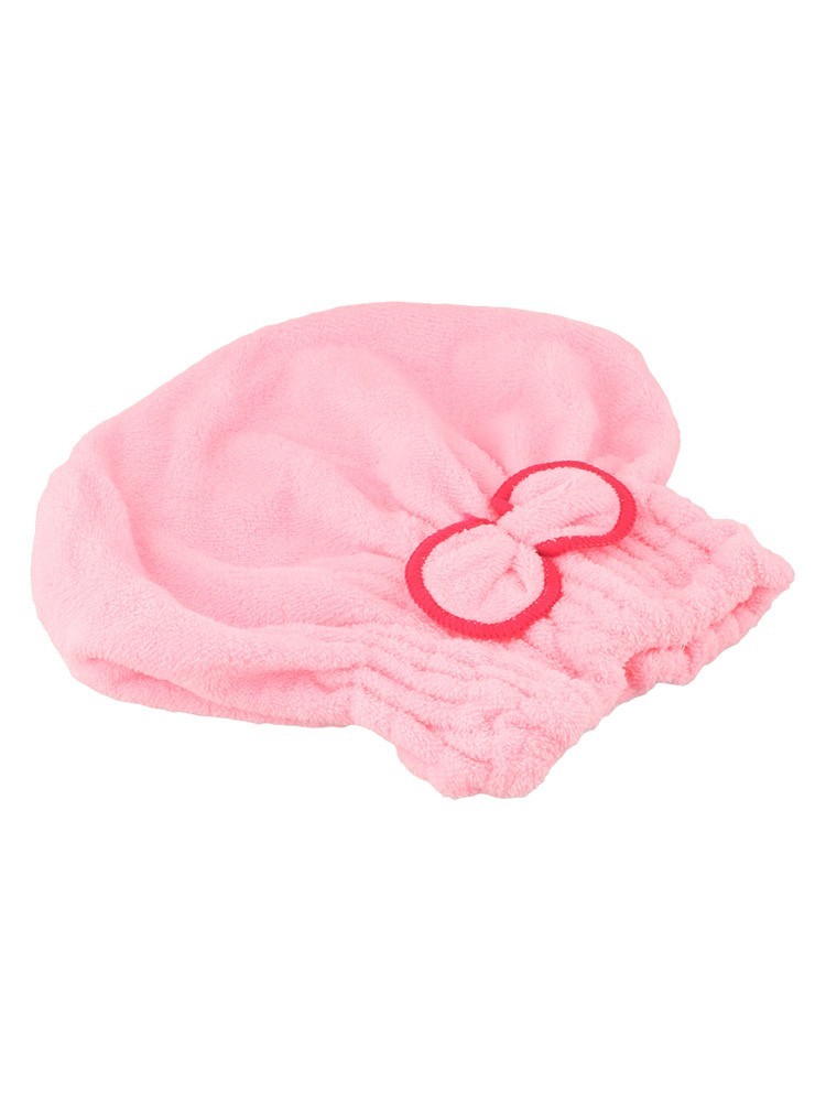 Microfiber Solid Color Hair Hat Fast Drying Head Wrap Turban 6 Color Options