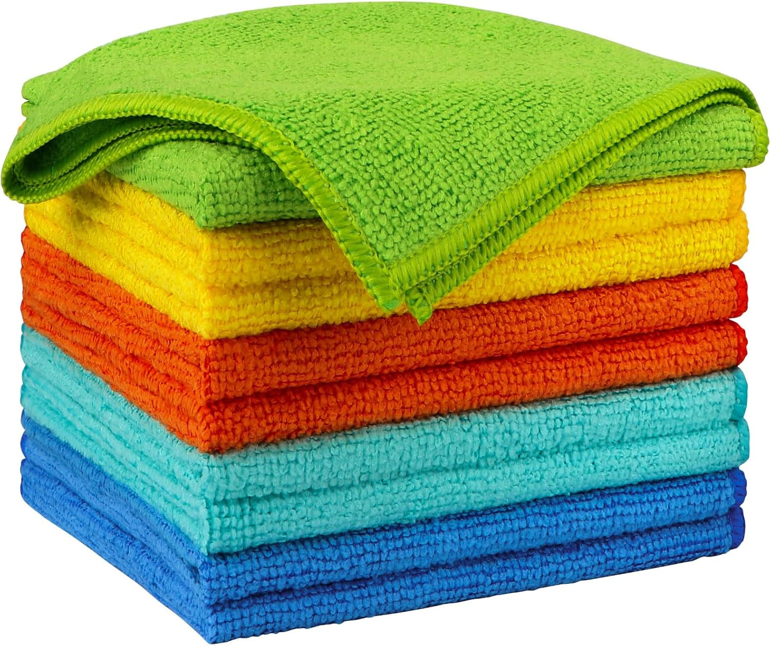 AIDEA Microfiber Cleaning Cloth 10PK, Micro Fiber Cloth for Cleaning Cars, Premi