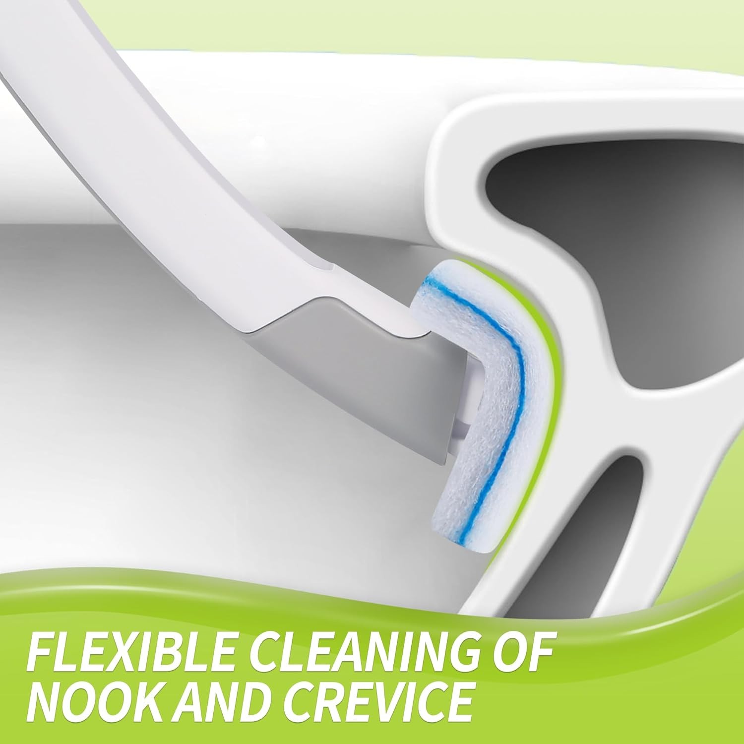 Toilet Bowl Cleaner Wand Refills Compatible with CLOROX, 21 Count Disposable