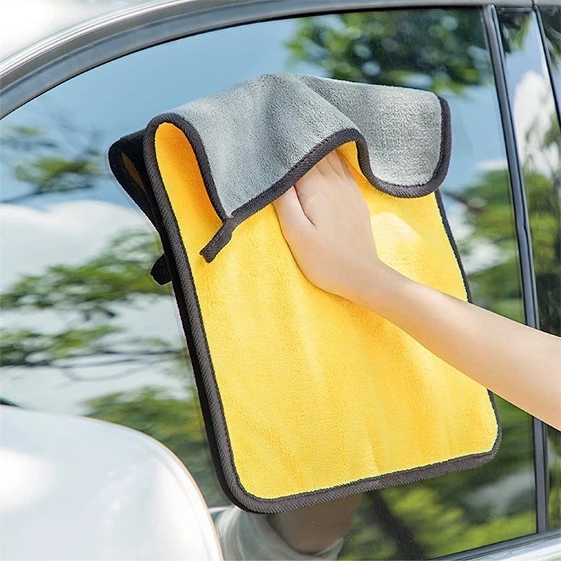 Microfiber Cleaning Cloth Set of 10 Towel Rag Car Polishing Detailing No-Scratch