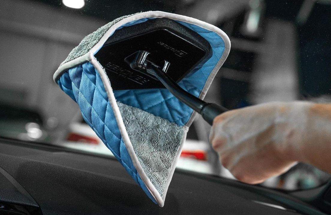 Kit Limpiacristales Profesional con Toallas Doble Cara para Ventanas y Vidrio