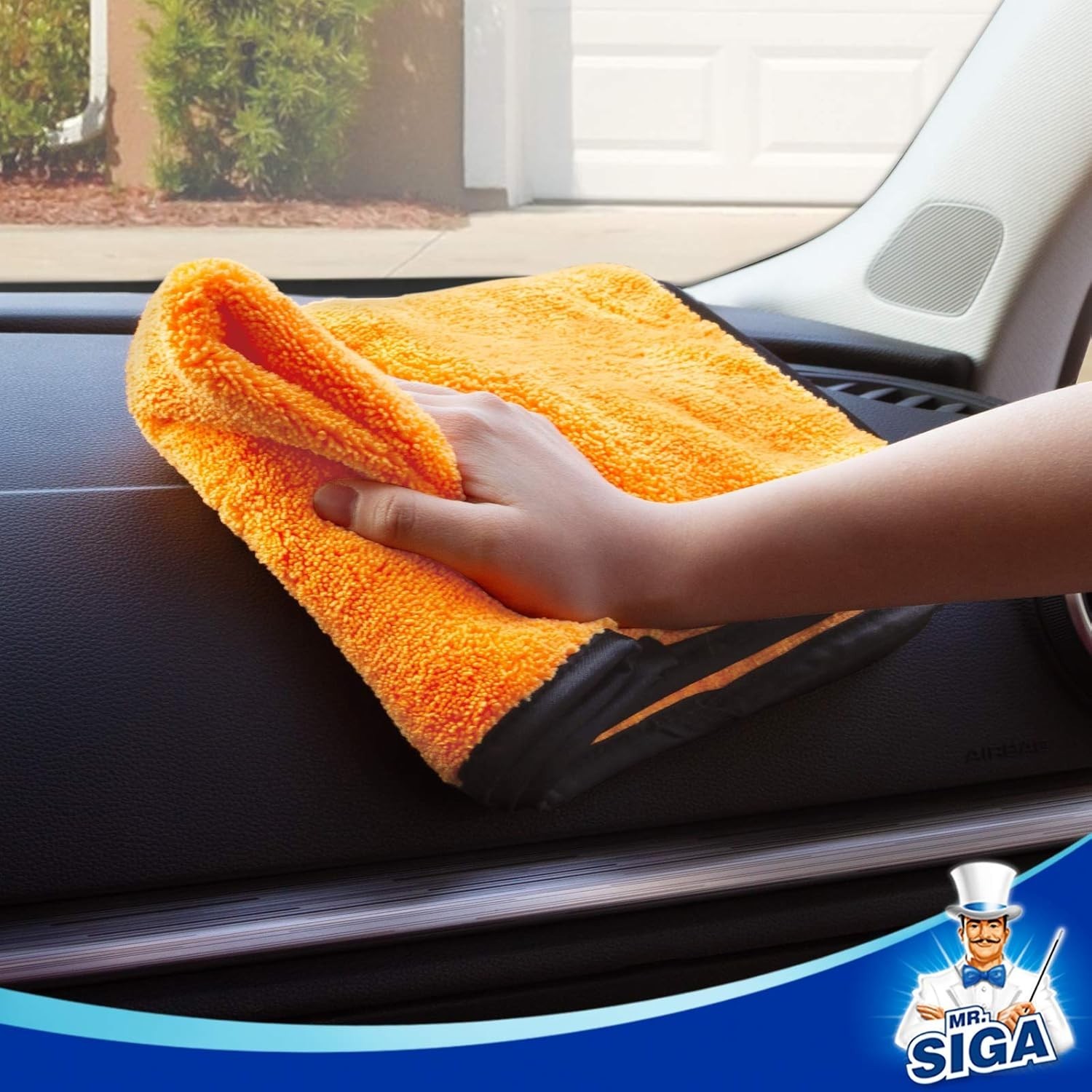 Professional Microfiber Towels for Cars, Dual-Sided Car Washing and Detailin…
