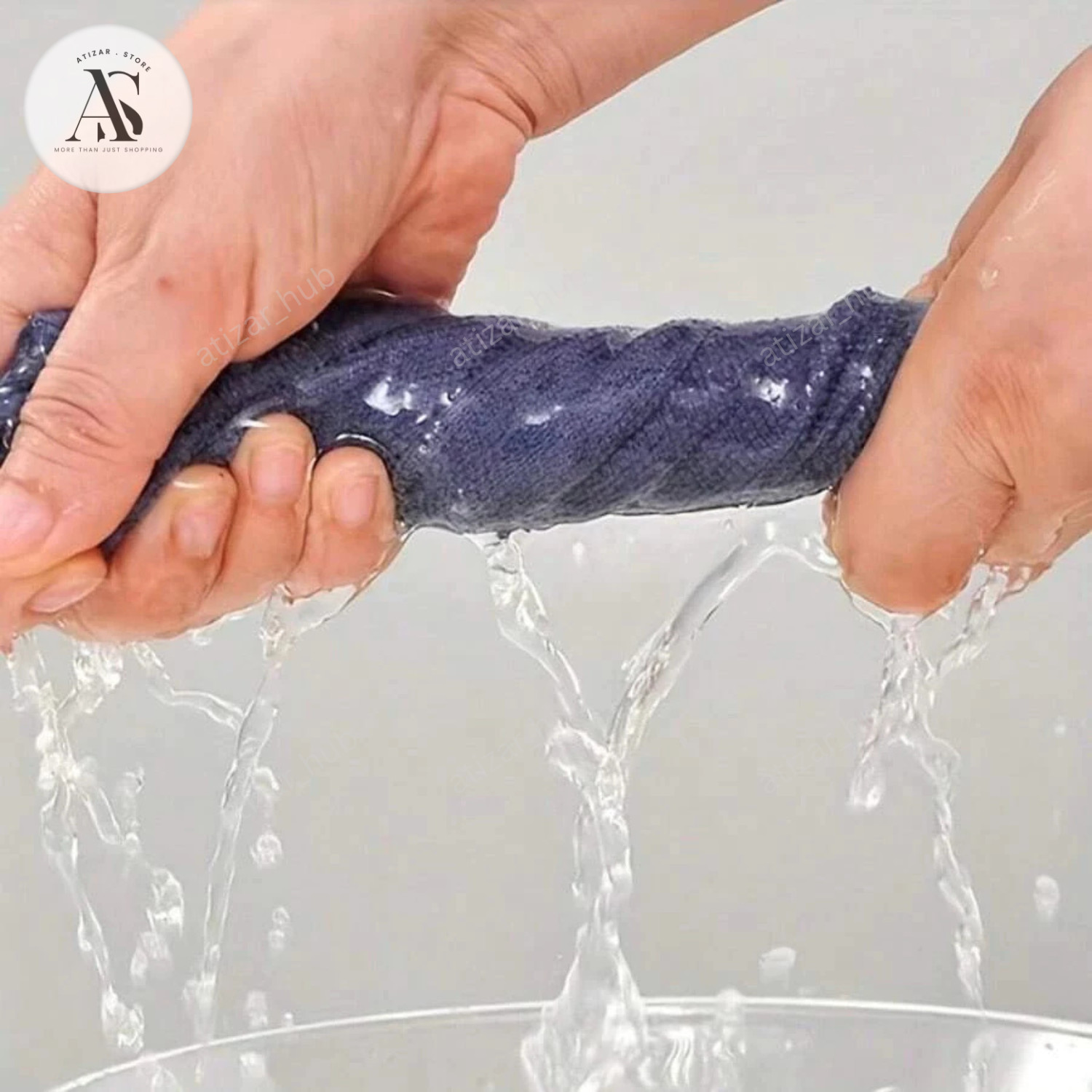 50pcs Microfiber Car Cleaning Towel Roll 25x25cm Reusable Multi-Purpose Cleaning