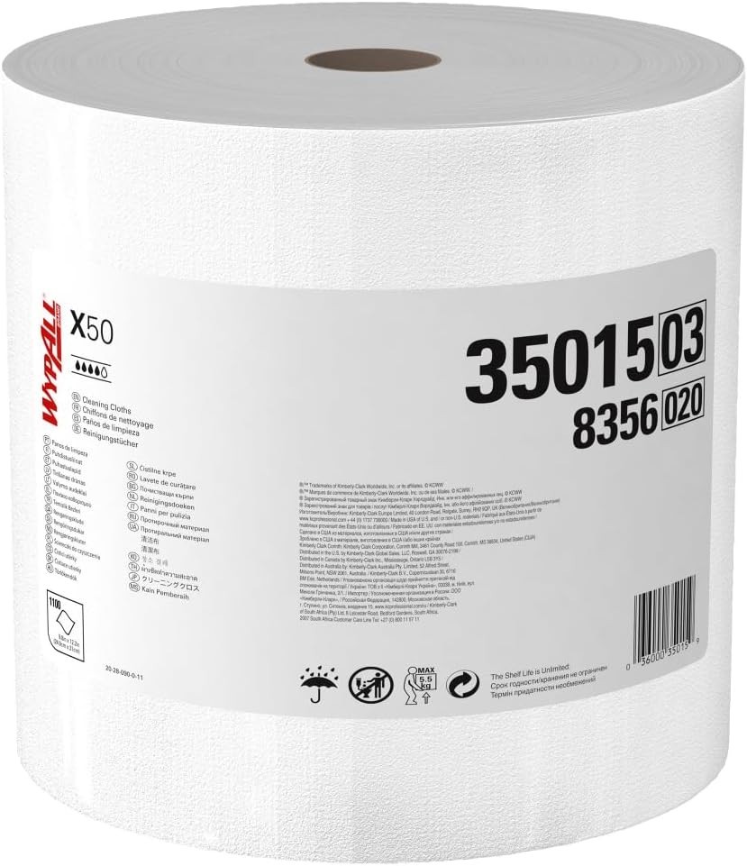 GeneralClean X50 Cloths Cleaning Wipes , Jumbo, Strong Towels for Extended Us…