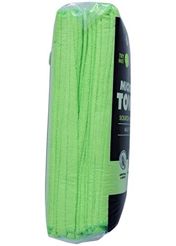Member’s Mark 16″ x 16″ Microfiber Towels, 36 Count (Green)