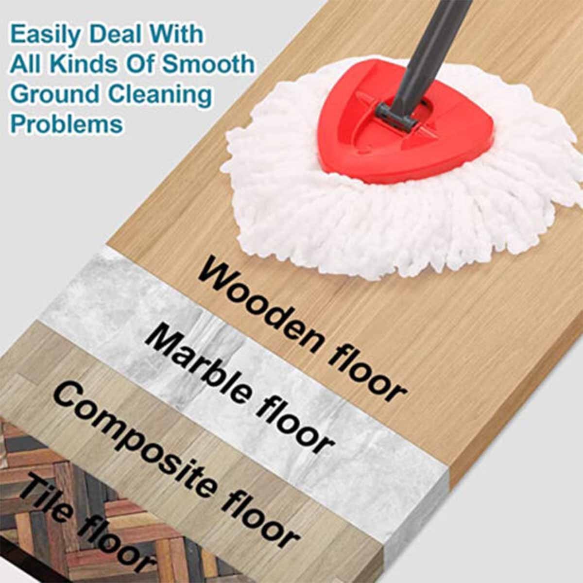 Replacement mop head suitable for O-Cedar deep cleaning and is easy to install