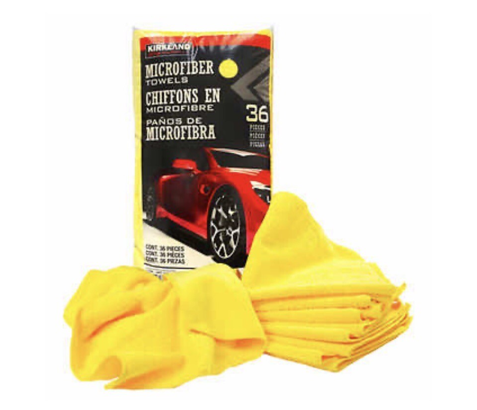Kirkland Signature Ultra Microfiber Towels for Auto, Home, 16in x 16in, 36 count