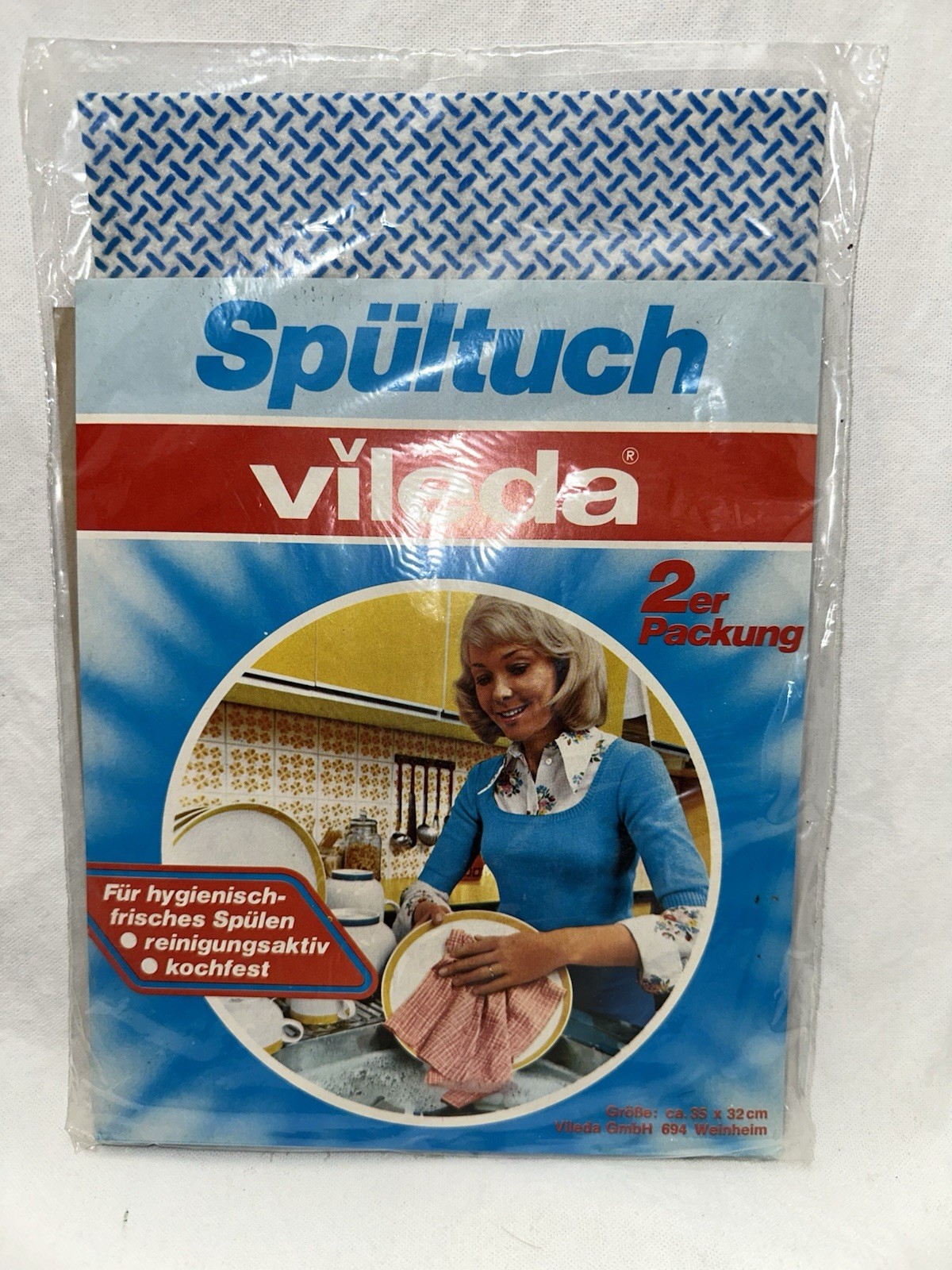 Vileda Dish Cleaning Cloth Made in West Germany BRAND NEW- Vintage