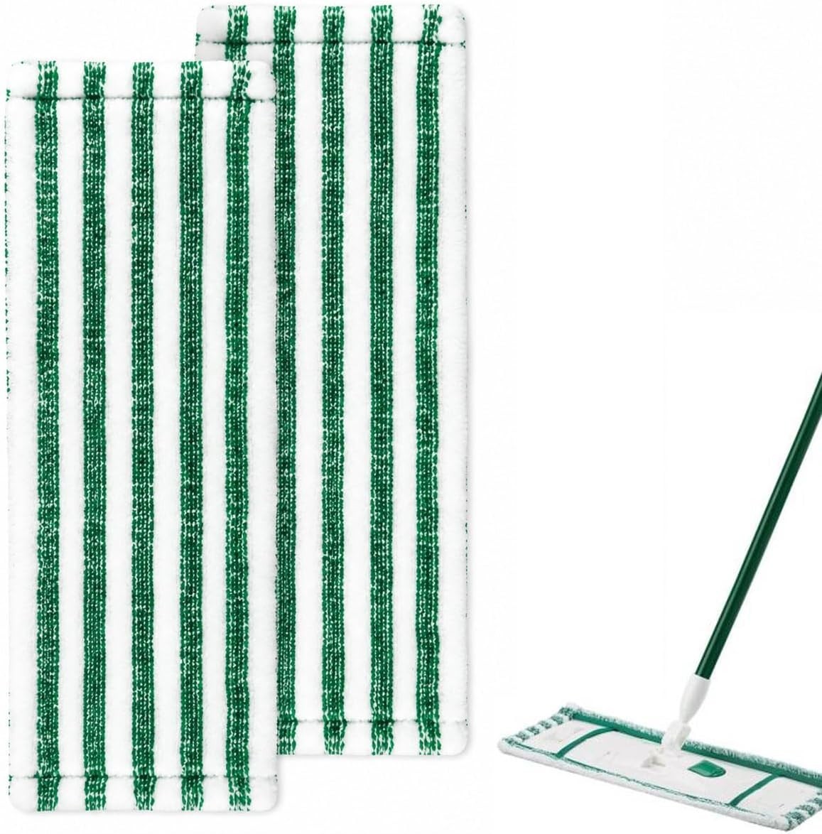 Libman Wet & Dry Microfiber Mop Refills – 2 Pack Reusable Washable Microfiber…