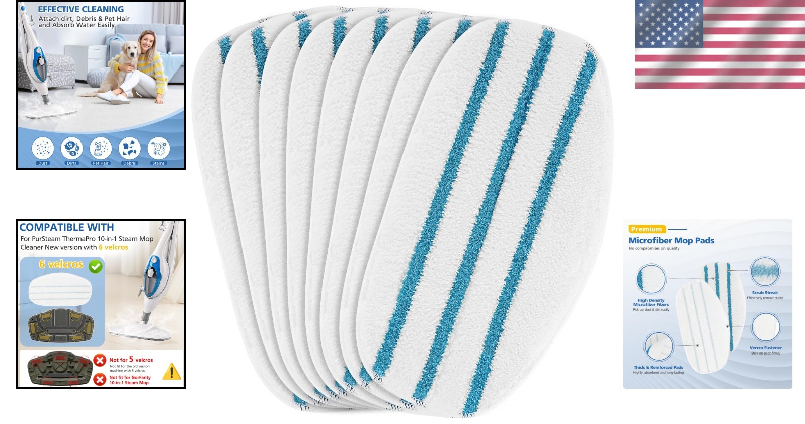 Modern Design Mop Pads – Compatible with New Version