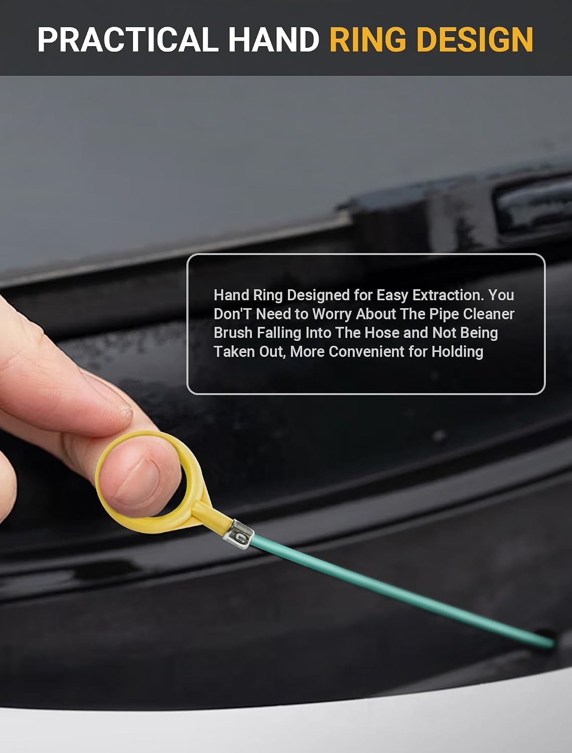 Auto Sunroof Drain Cleaning Tool 120 Inch Flexible Long Drain Brush