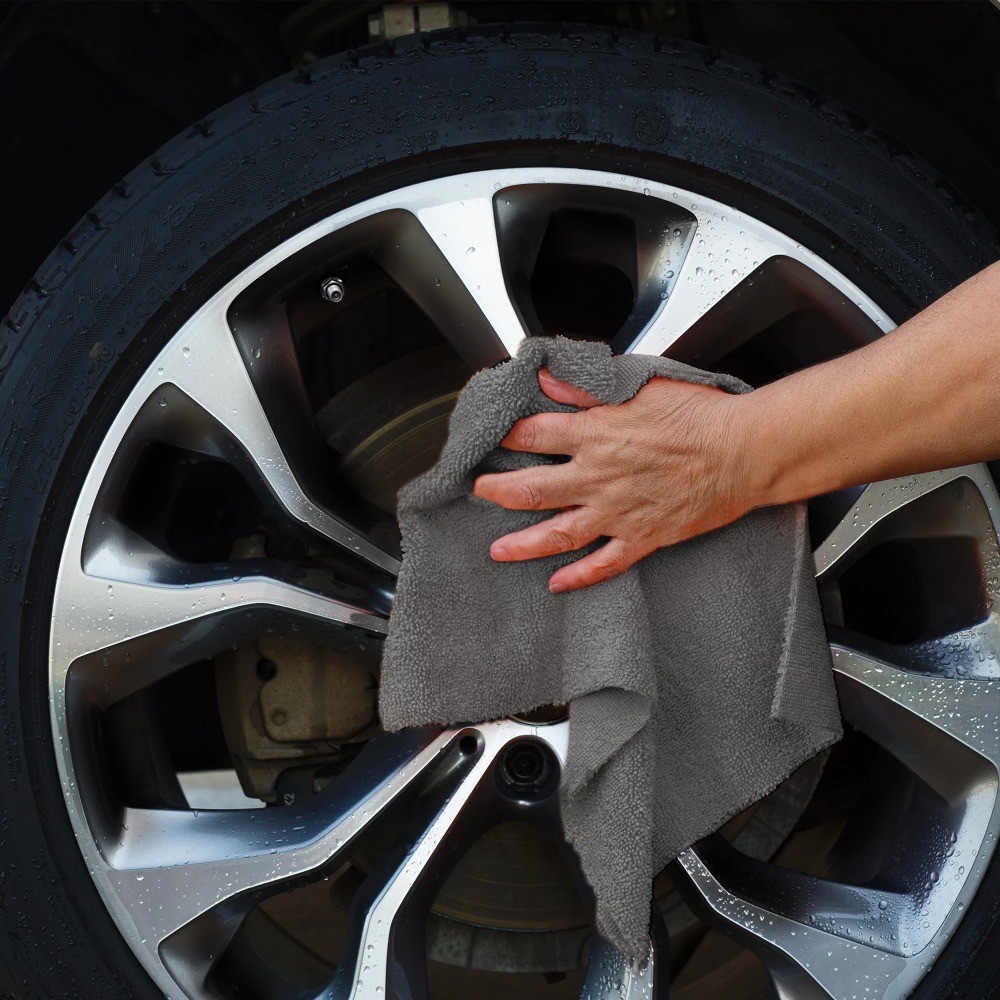 Microfiber Car Wash Towels 15×15 Inch Soft Cleaning Cloths for Detailing Glass