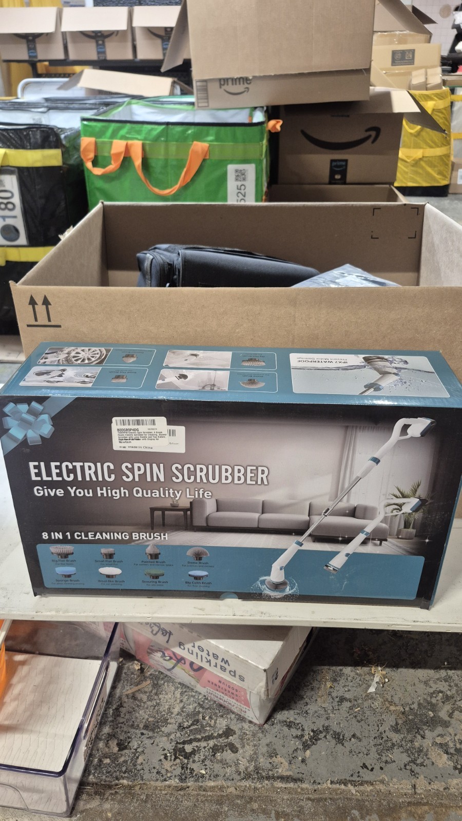 Eletric Spin Scrubber 8 In 1 Cleaning Brush