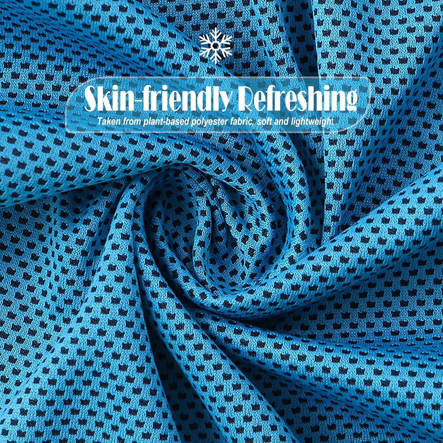 Pack of 60 Cooling Towel 40×12” Ice Towel for Neck and Face Microfiber Chilly