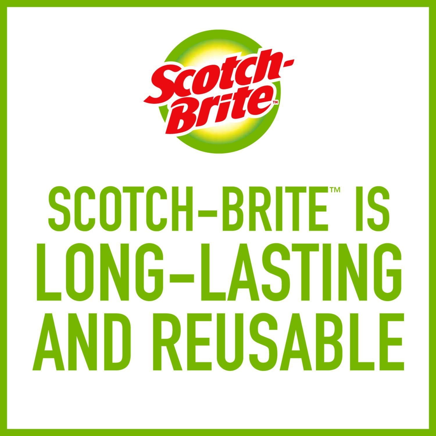 Scotch-Brite Heavy Duty Industrial Scour Pads – 20 Count Pack – Commercial Clean