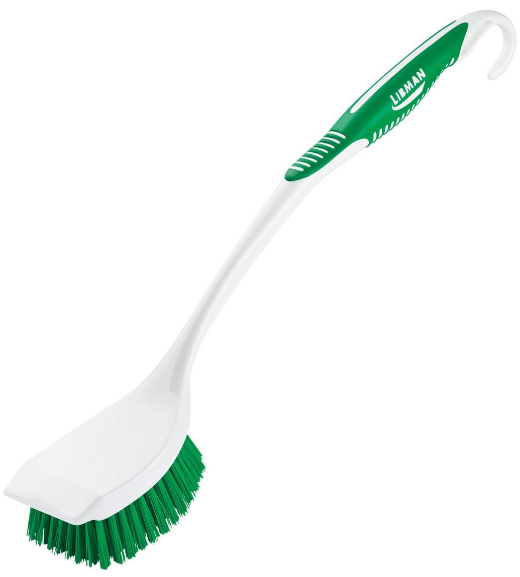 Libman Long Handle Scrub Brush – Item Model Number: Pack of 1, Green, White