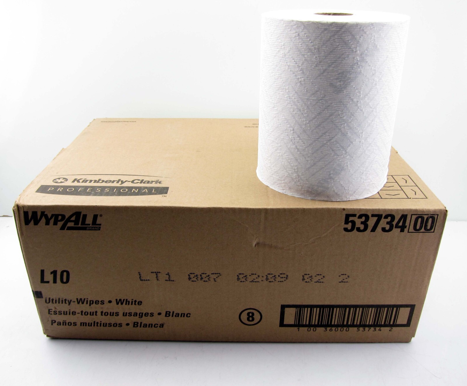 NEW Kimberly Clark 53734 Wypall L10 Utility Wipes 6 Rolls 2040 Wipes Total Towel