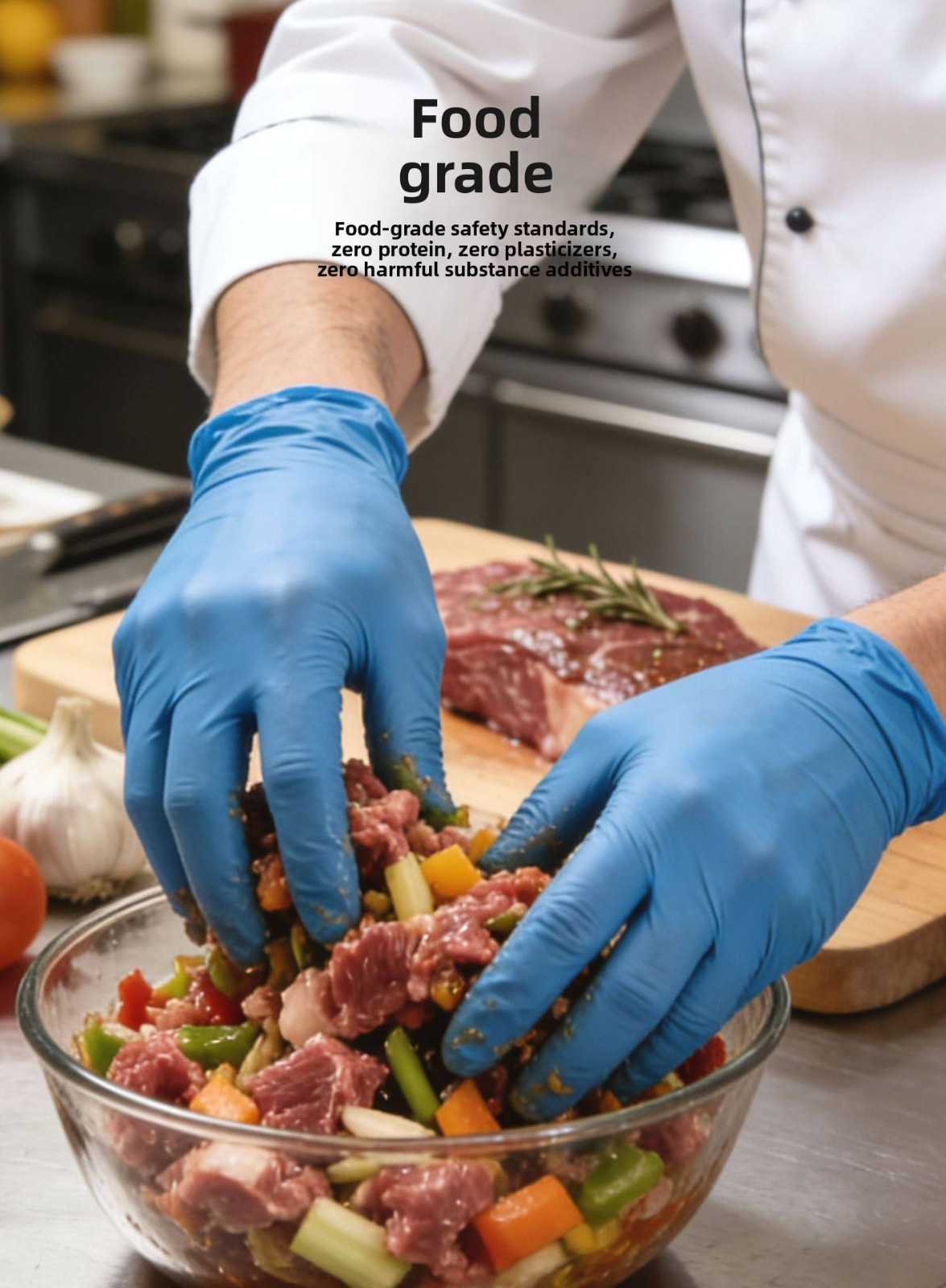 Thick Disposable Nitrile Gloves for Household Use Beauty Hair