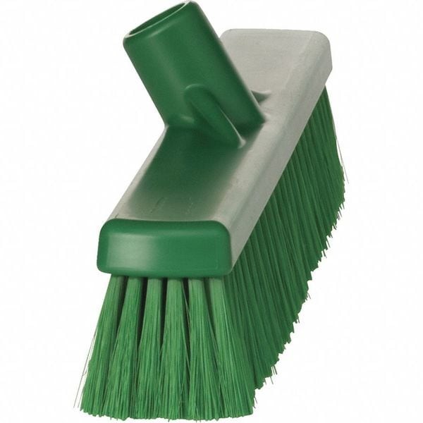 Vikan 31792 16 In Sweep Face Broom Head, Medium, Synthetic, Green