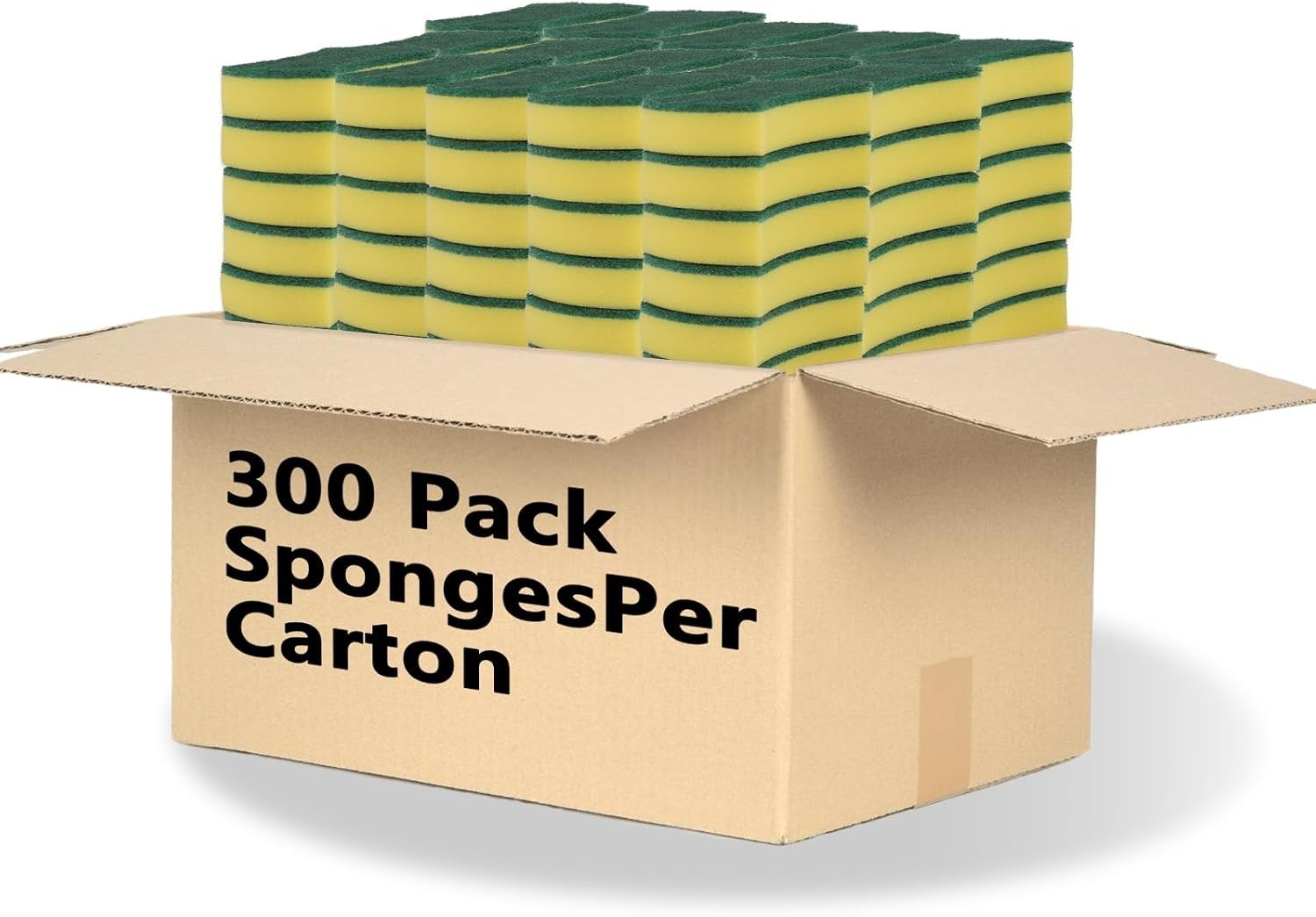 Eco-Friendly Kitchen Cleaning Sponges – 300 Pack