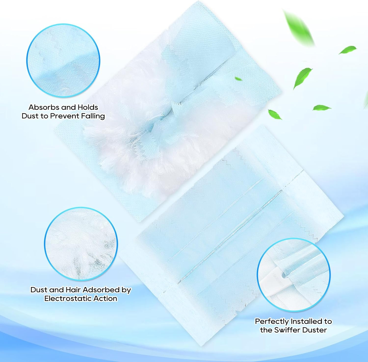 Swiffer-Compatible Unscented Heavy Duty Duster Refills, 20 Count