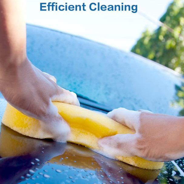 Giant Bone Sponge, Yellow Cleaning Sponge Kitchen Cleaning Sponges Easy Grip