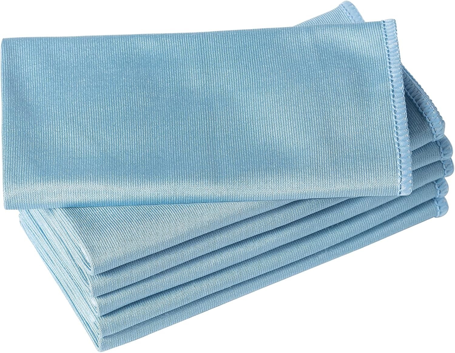 Machine Washable Microfiber Cloths – 6 Pack 16×16 Inch for Easy Care