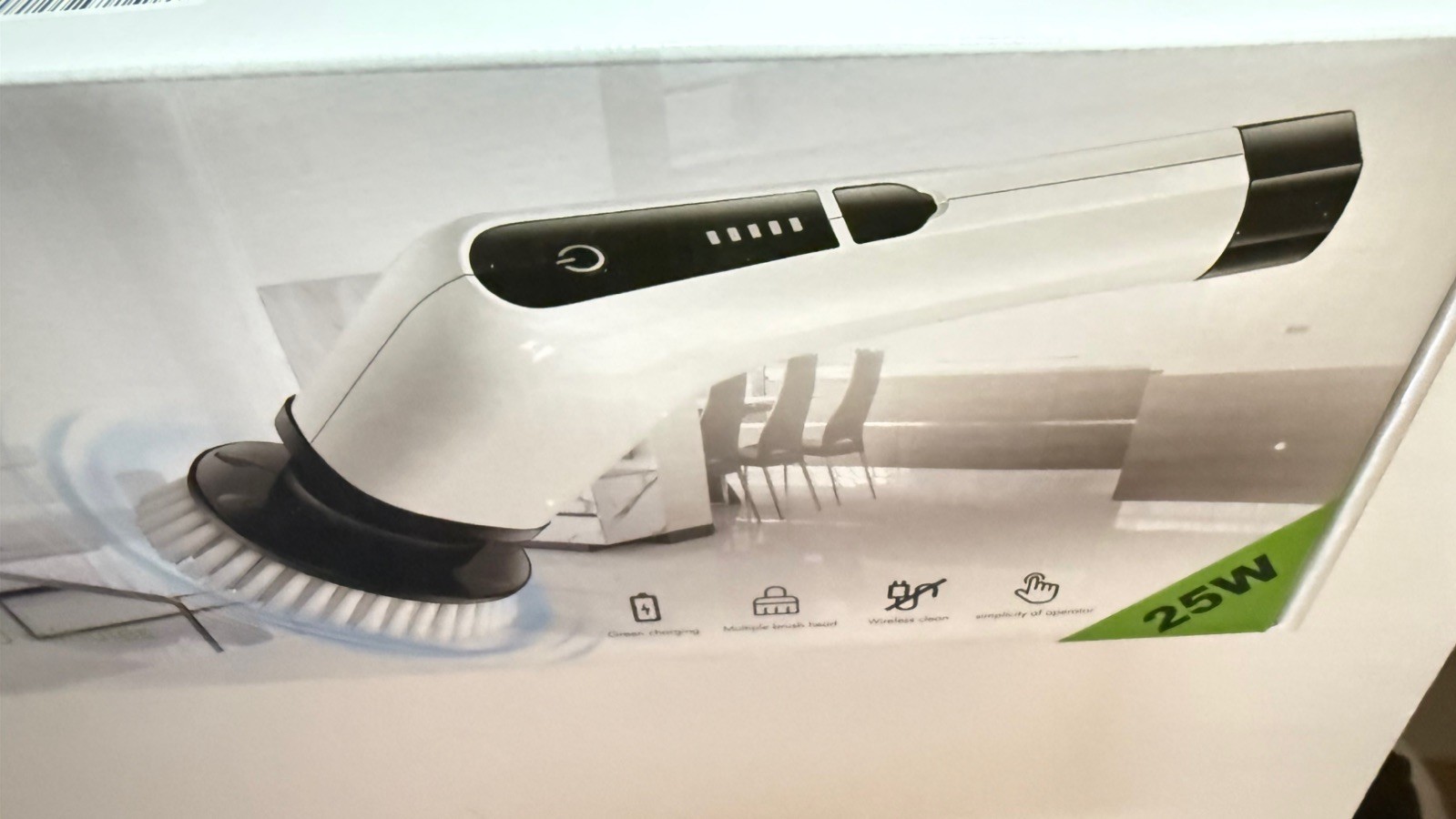 8 in 1 Electric Cleaning Brush 25W Multifunctional Scrubber ANS8050 Rechargeable