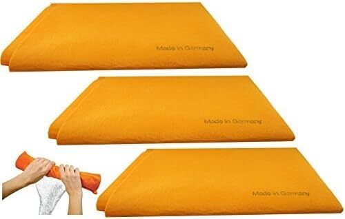5 pk Original German Shammy Towels Super Absorbent Chamois Cloths Large Size …